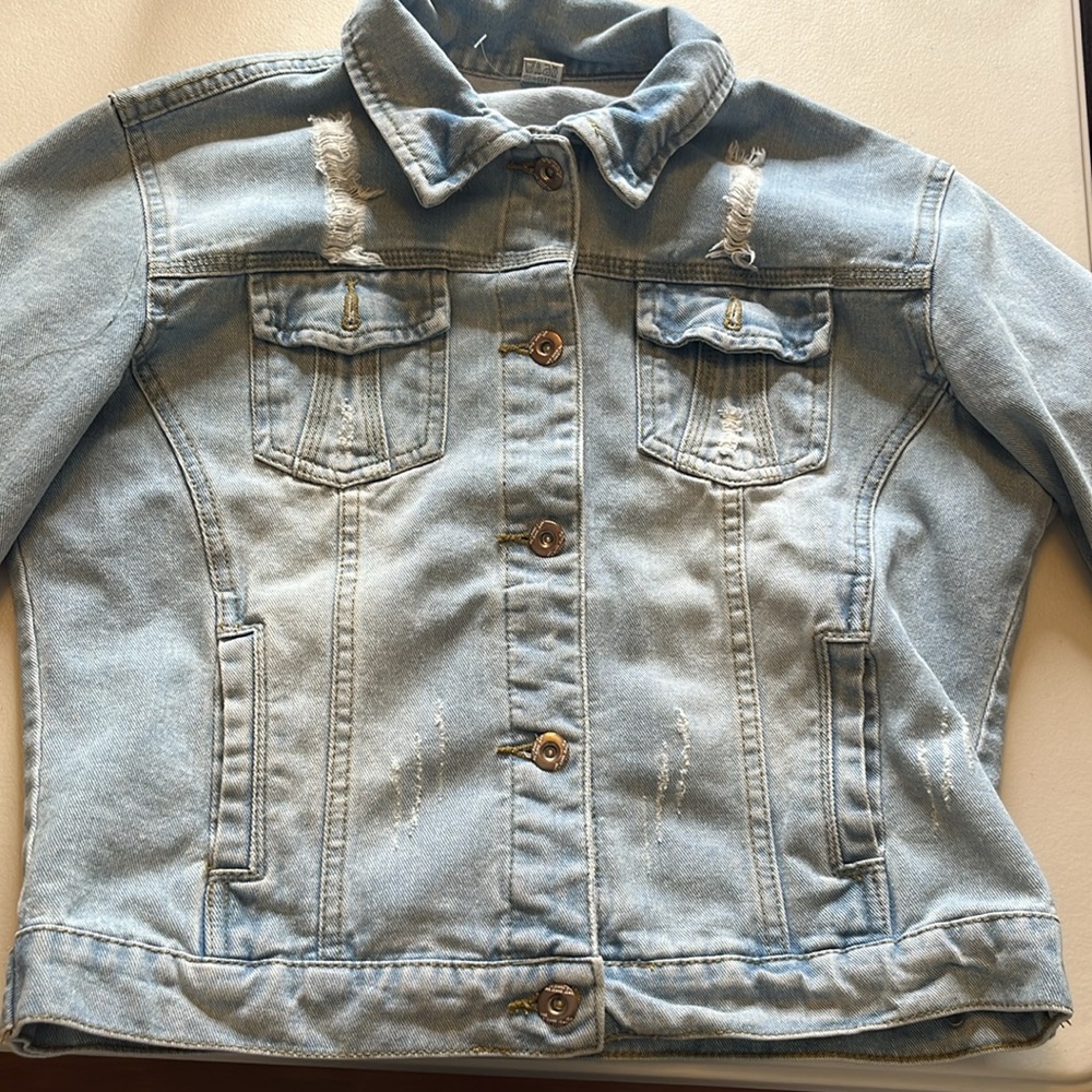 Jean Jacket Distressed - Picture 16 of 16